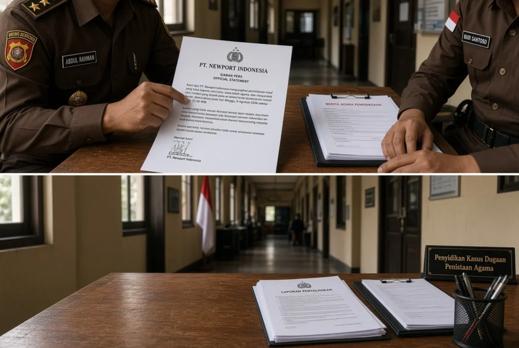Langkah polisi dan penjadwalan klarifikasi