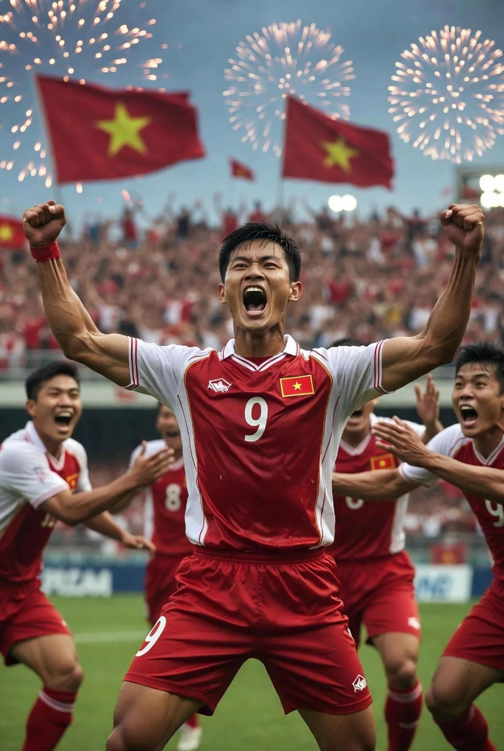 Nguyễn Văn Vĩ Brace 5-0 Laos, Tak Kejar Hat-trick
