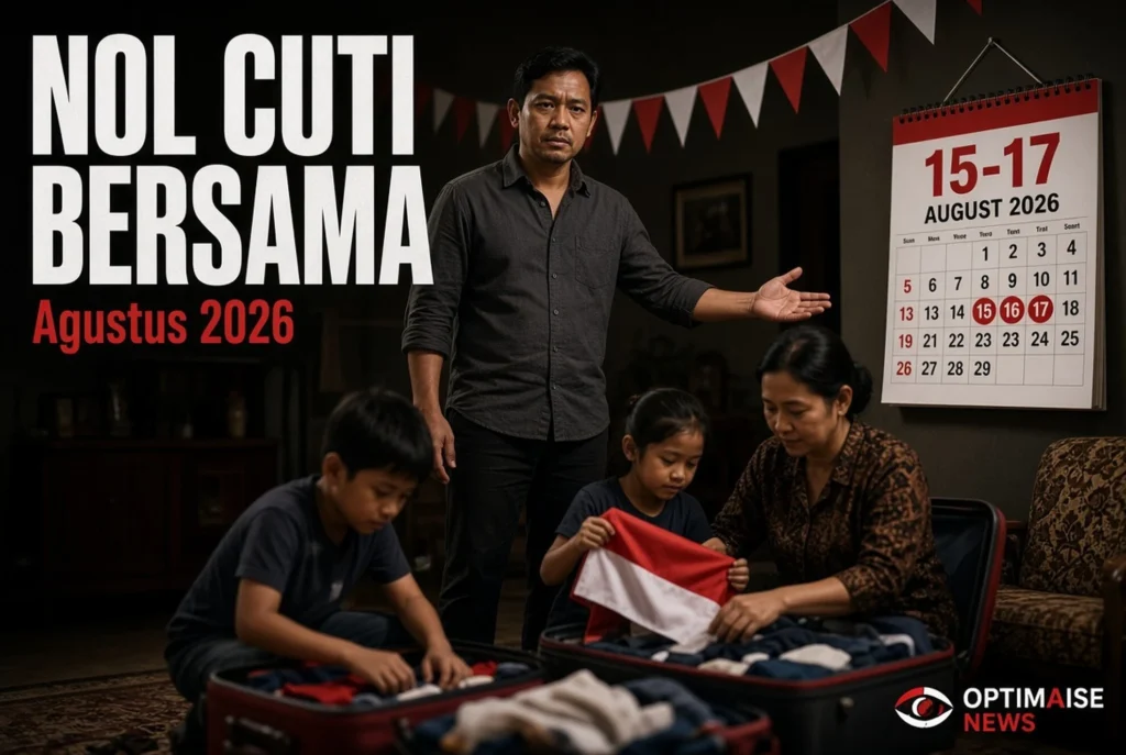 Nol Cuti Bersama Agustus 2026 Buka Long Weekend HUT Empat Hari