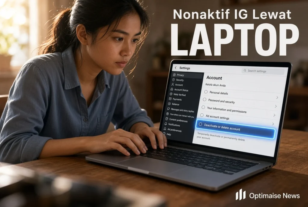 Nonaktif IG Lewat Laptop: Sementara Simpan Data, Permanen Hilang Total