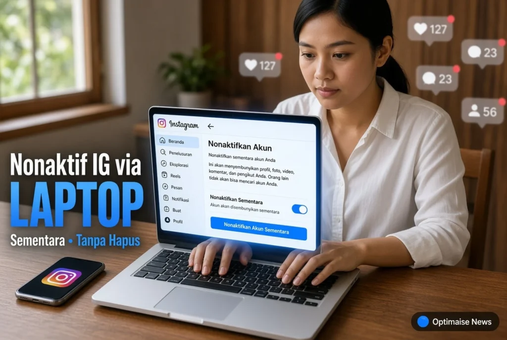 Nonaktif IG via Laptop: Sementara Simpan Data, Permanen Hilang 90 Hari