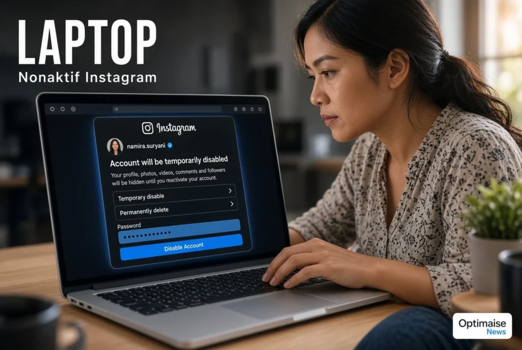 Nonaktif Instagram di Laptop: Sementara Simpan Data