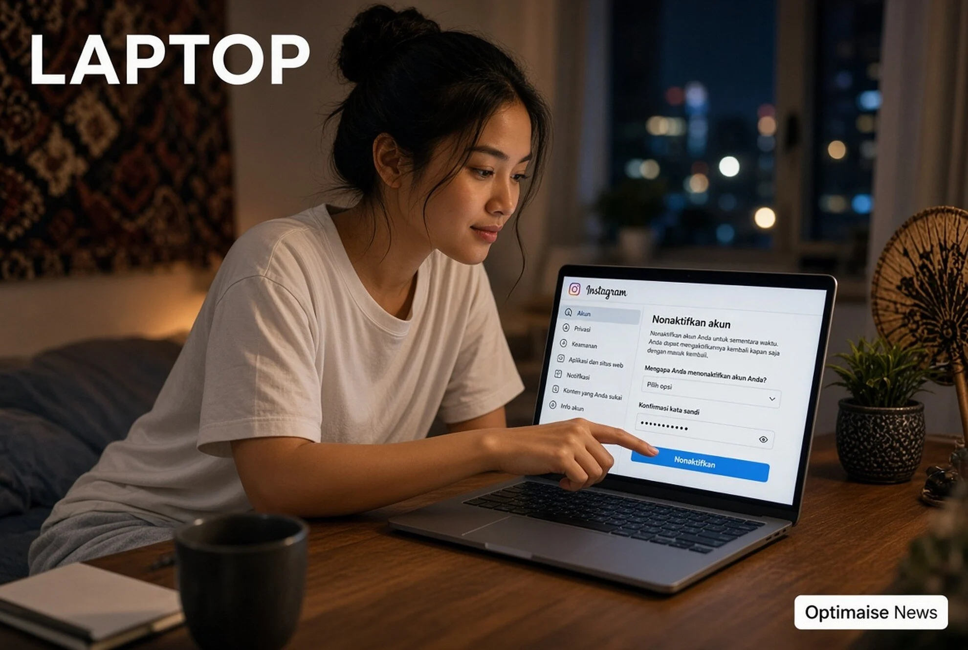 Nonaktif Instagram via Laptop: Data Tersimpan, Bisa Login Lagi