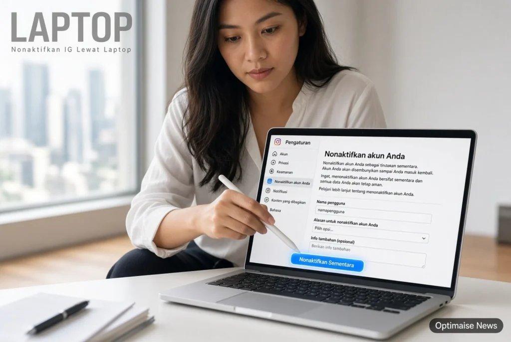 Nonaktifkan IG Lewat Laptop: Langkah permanen & sementara 2026
