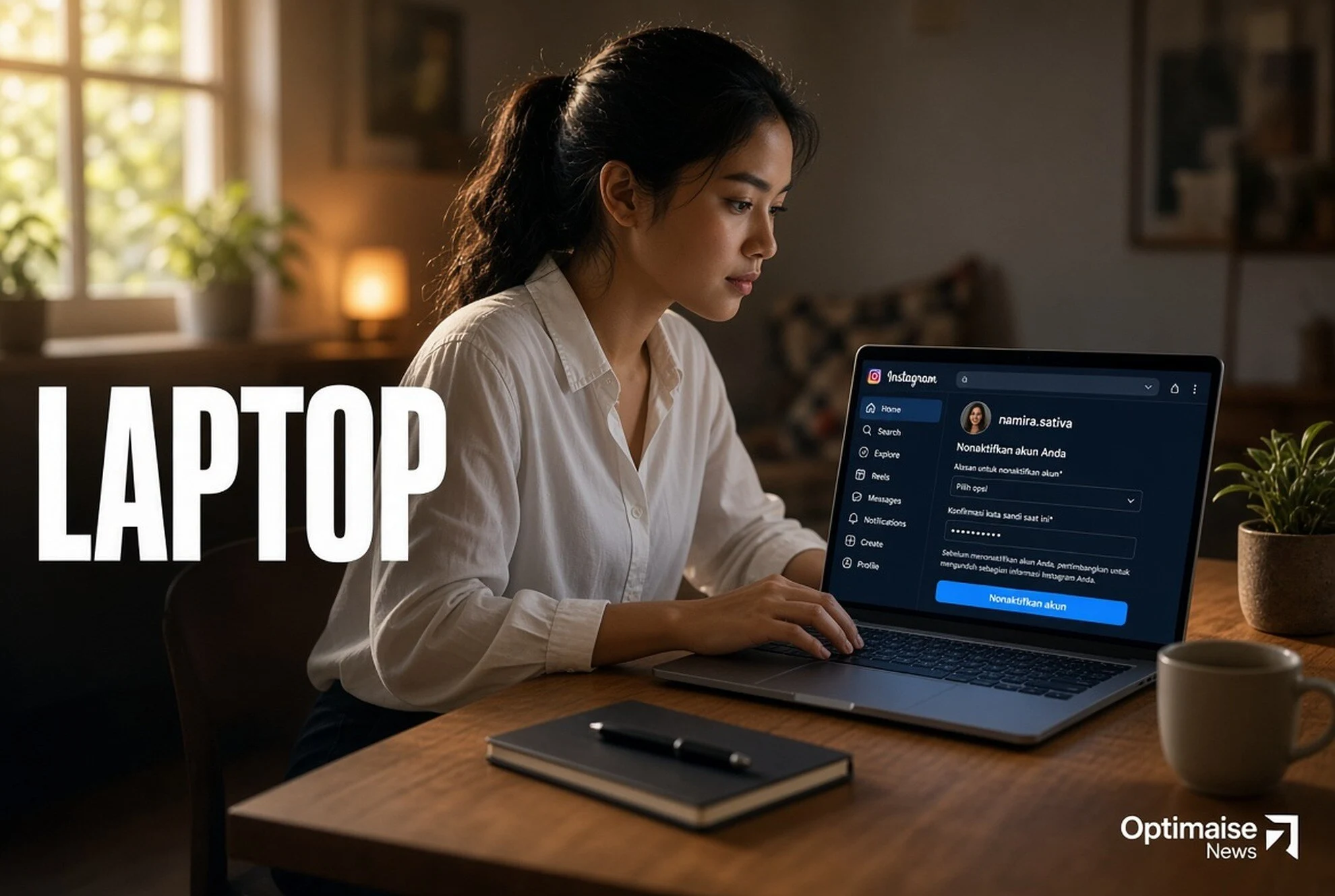 Nonaktifkan IG via Laptop: Temp Simpan Data, Permanen Hilang 90 Hari