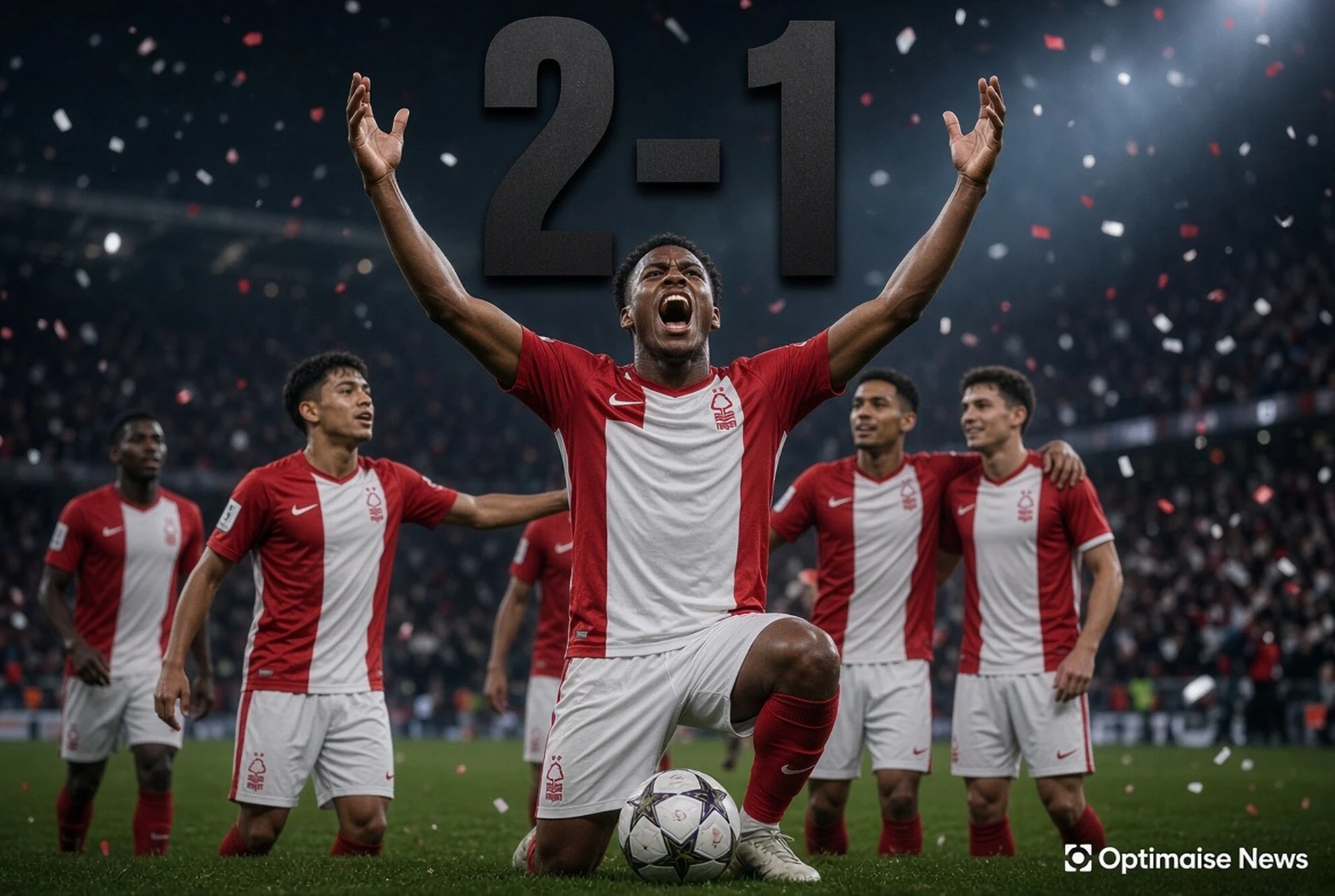 Nottingham Forest vs Leverkusen 2-1, Kalimuendo Segel Menit 90
