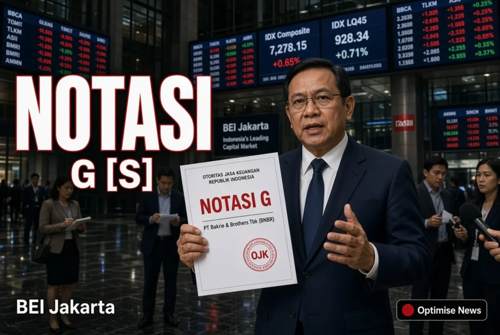 OJK: Notasi G BNBR Bakrie Wajib Dicek Investor Sebelum Beli