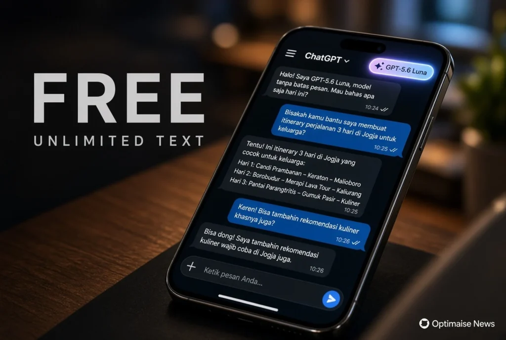 OpenAI Setel GPT-5.6 Luna Default Free