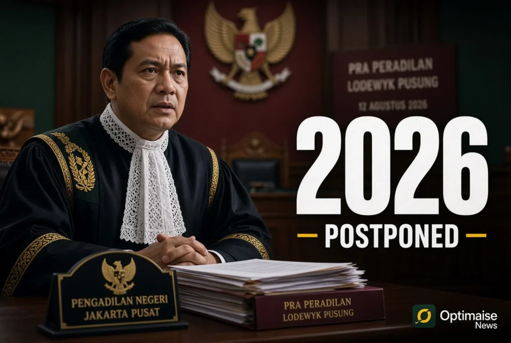 PN Jakpus Tunda Praperadilan Lodewyk ke 13 Agustus 2026