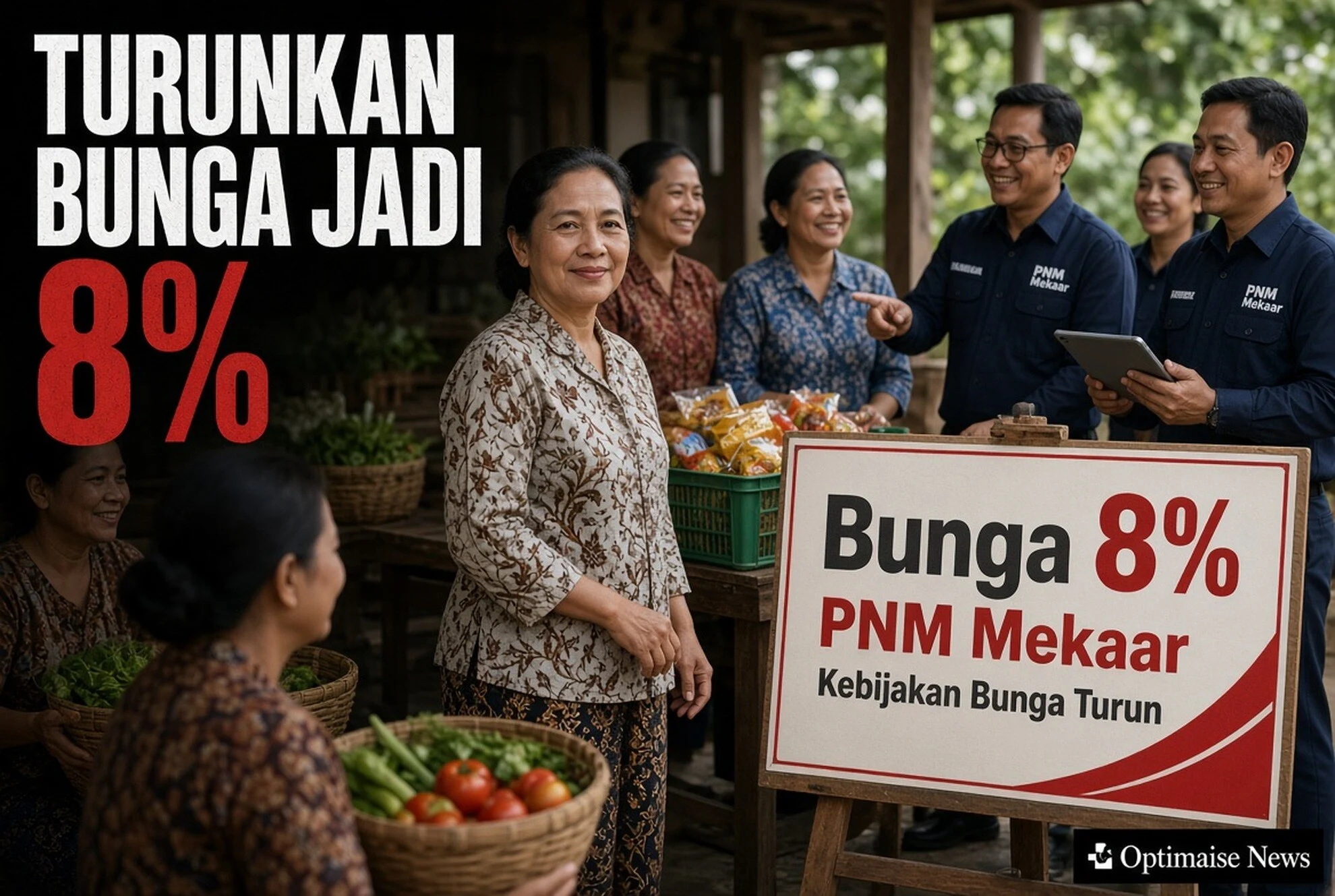 PNM Turunkan Bunga Jadi 8% Demi Dukung Program Prabowo
