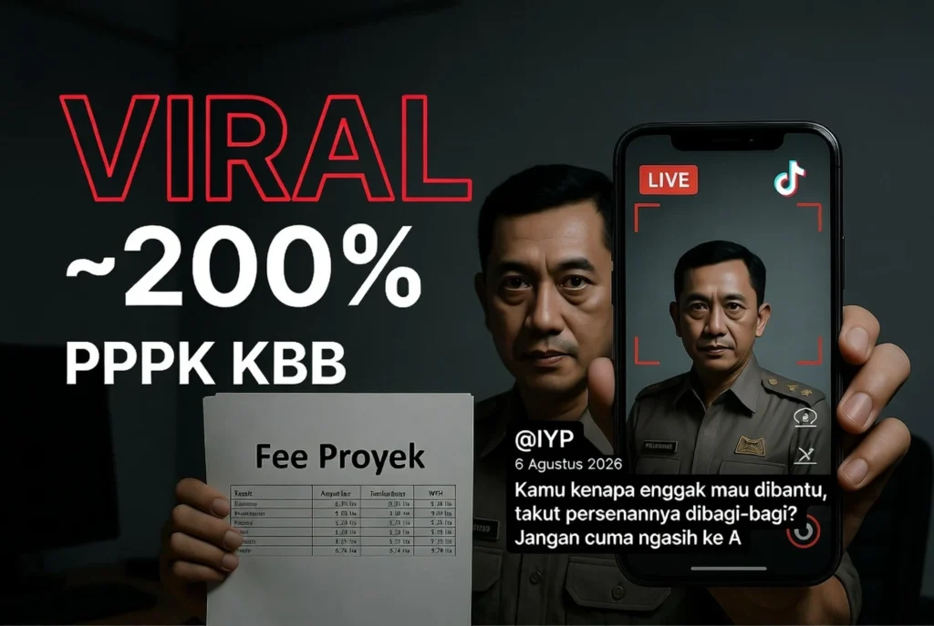 PPPK KBB Viral TikTok soal Fee Proyek 1 Persen