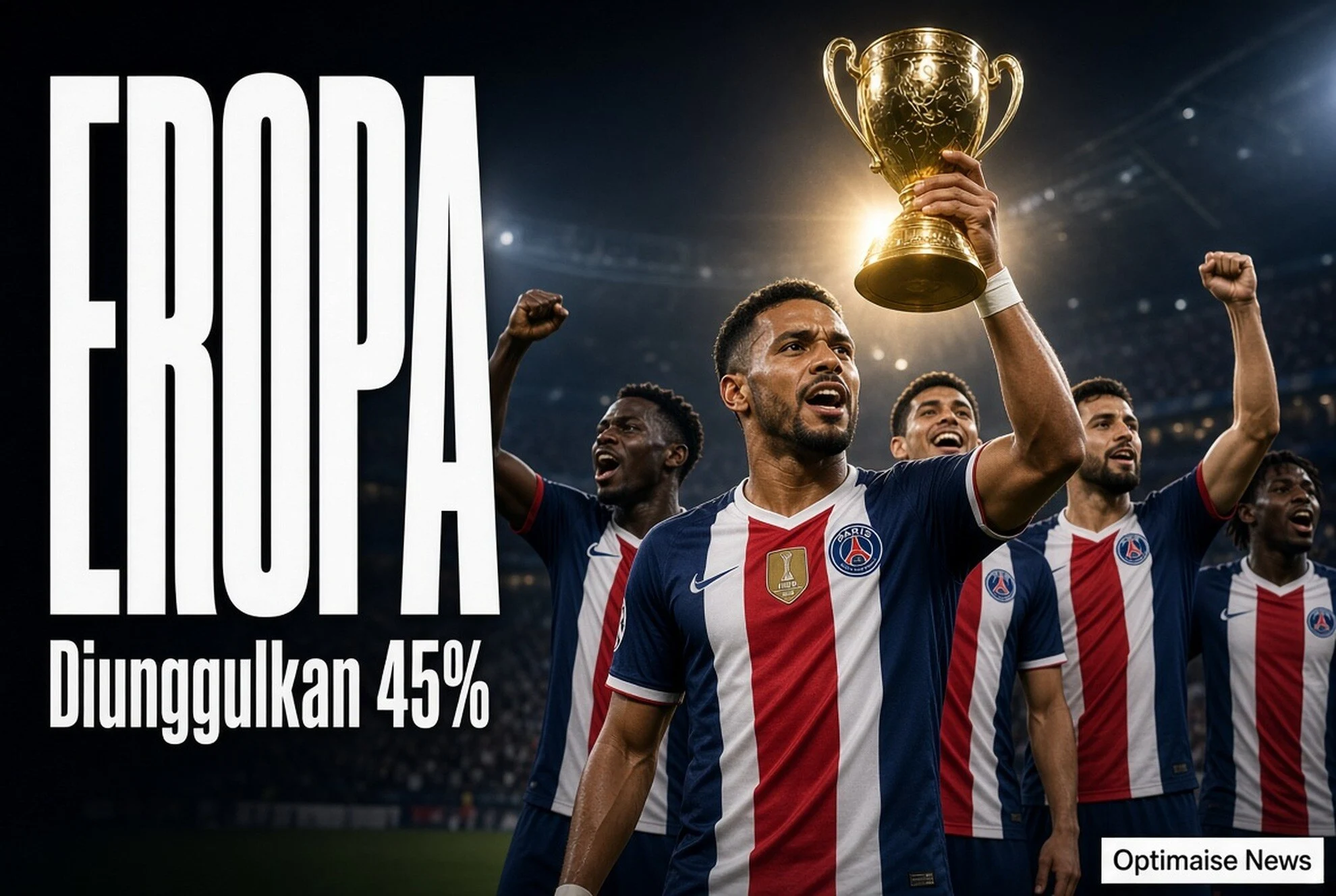 PSG Diunggulkan 45% Supercomputer Opta Lawan Villa Super Eropa