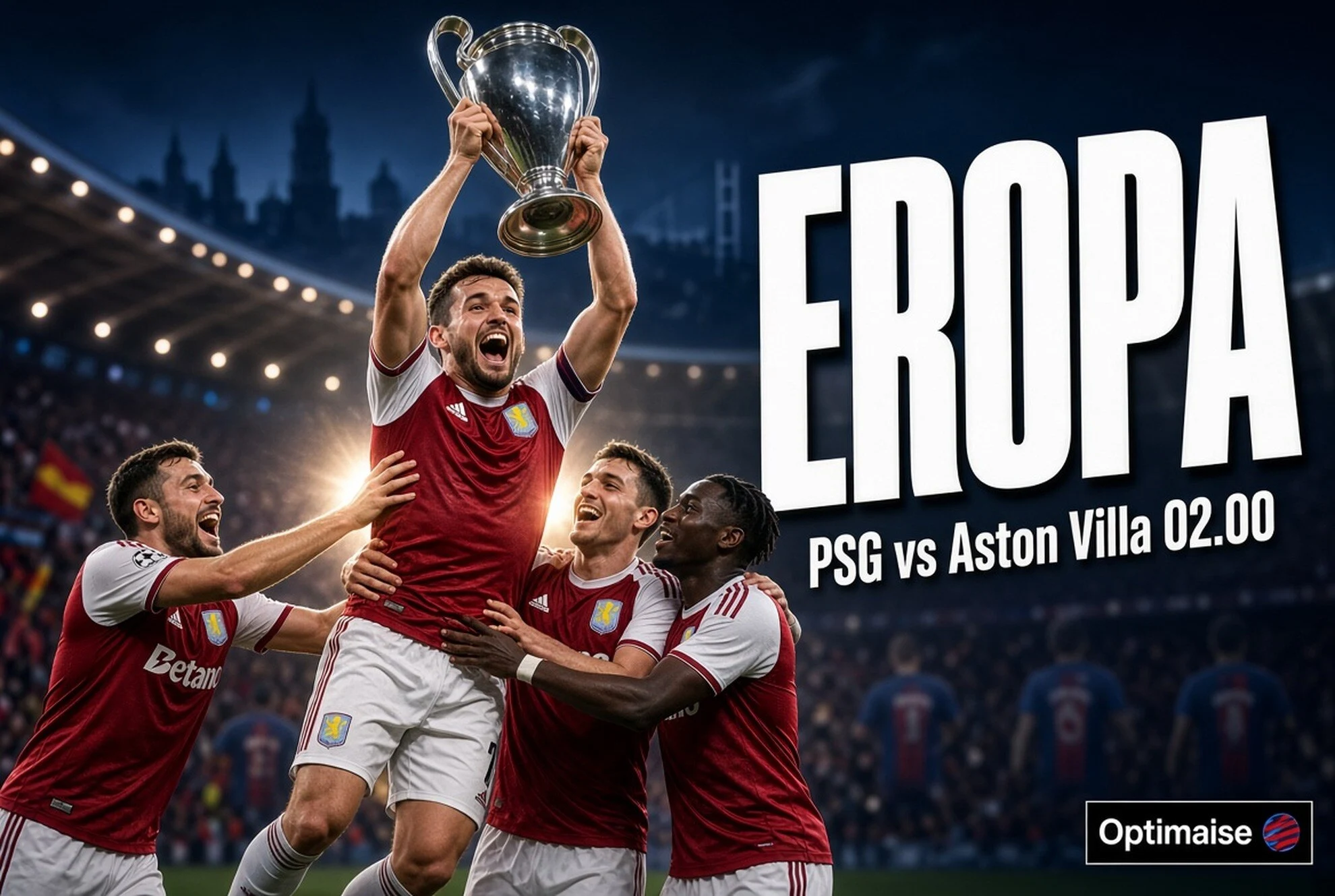 PSG vs Aston Villa 02.00 WIB: Enrique Bidik Trofi Super Eropa