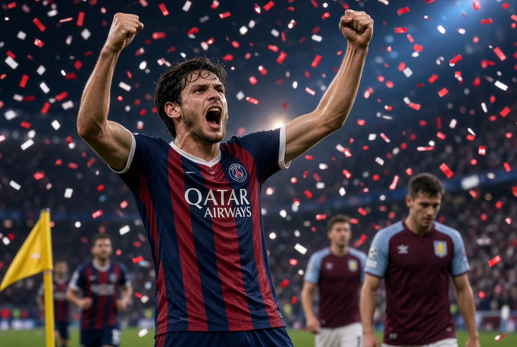 PSG vs Aston Villa 2-1, Pertahankan Piala Super Eropa Beruntun