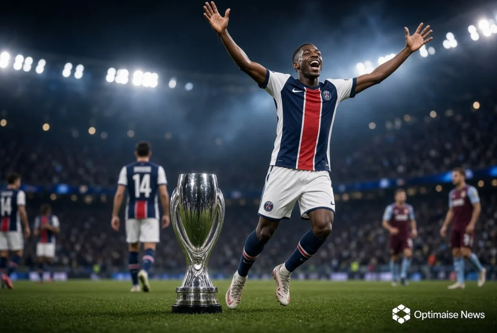 PSG vs Aston Villa Super Cup 2026: Prediksi 45% PSG Menang