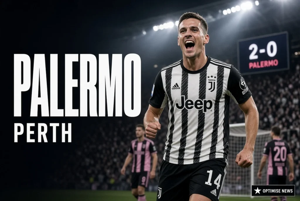 Palermo vs Juventus 0-2 di Perth: Yildiz-Milik Kunci Clean Sheet