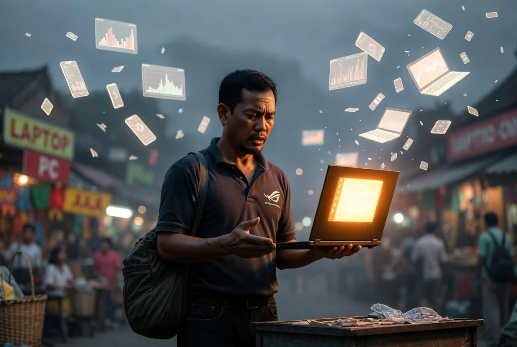 Konsolidasi Pasar: Apple dan Asus Tumbuh, Lenovo HP Dell Tumbang