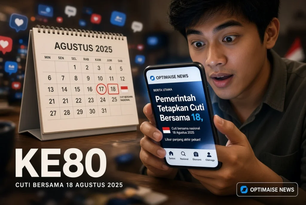 Pemerintah Tetapkan Cuti Bersama 18 Agustus 2025 demi HUT RI ke-80