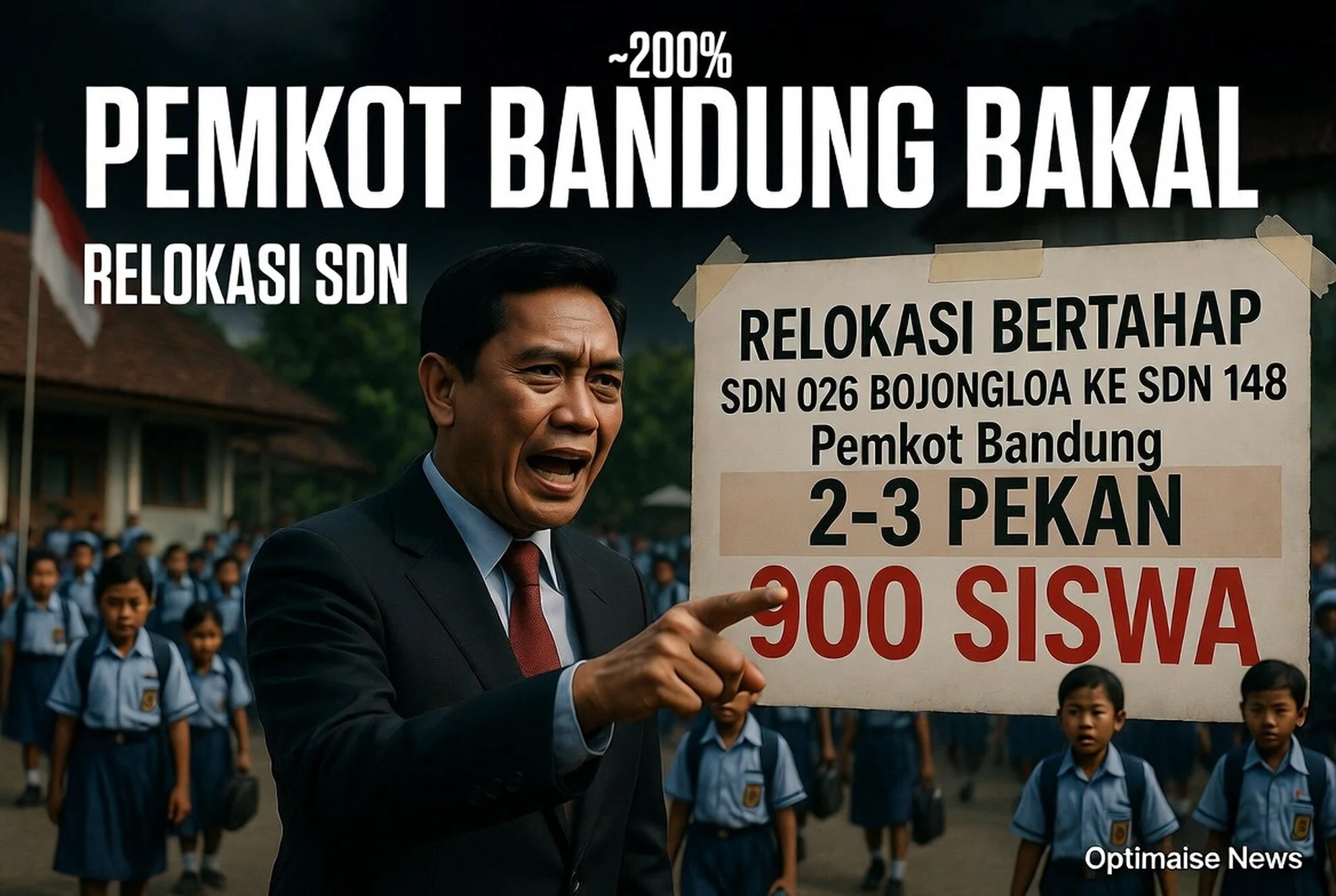 Pemkot Bandung Bakal Relokasi SDN 026 Bojongloa Demi 900 Siswa