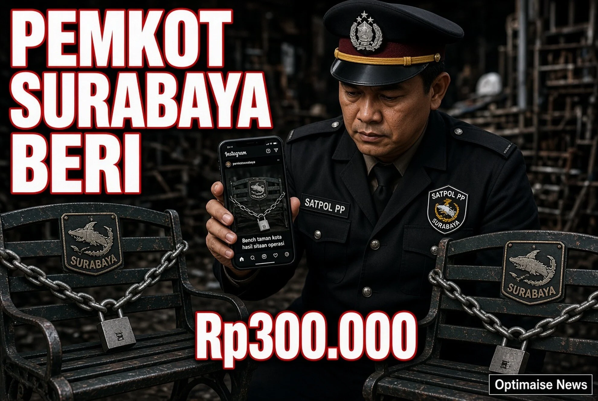 Pemkot Surabaya Beri & Warga Rekam Curi Rp300 Ribu