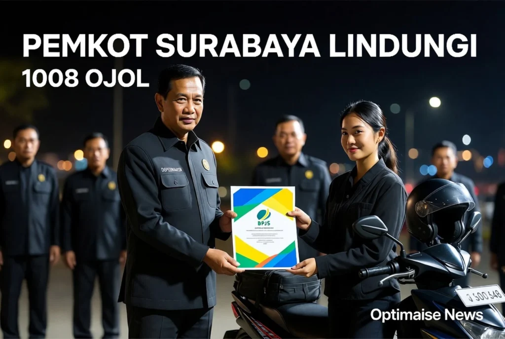 Pemkot Surabaya Lindungi 1008 Ojol Perempuan dengan Program BPJS 2026