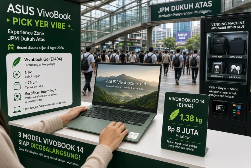 Model Vivobook Go 14 untuk Pelajar dan Mahasiswa