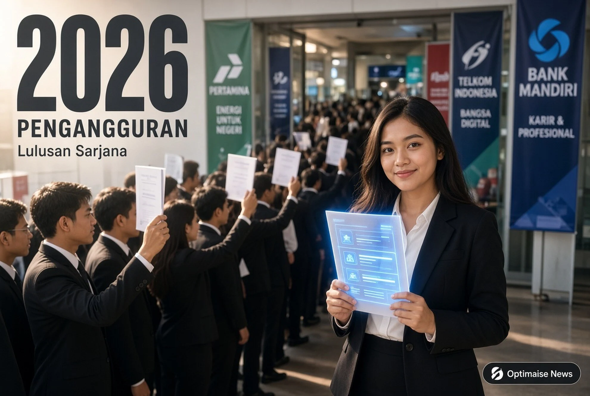 Pengangguran Lulusan Sarjana Capai 1,03 Juta di Mei 2026