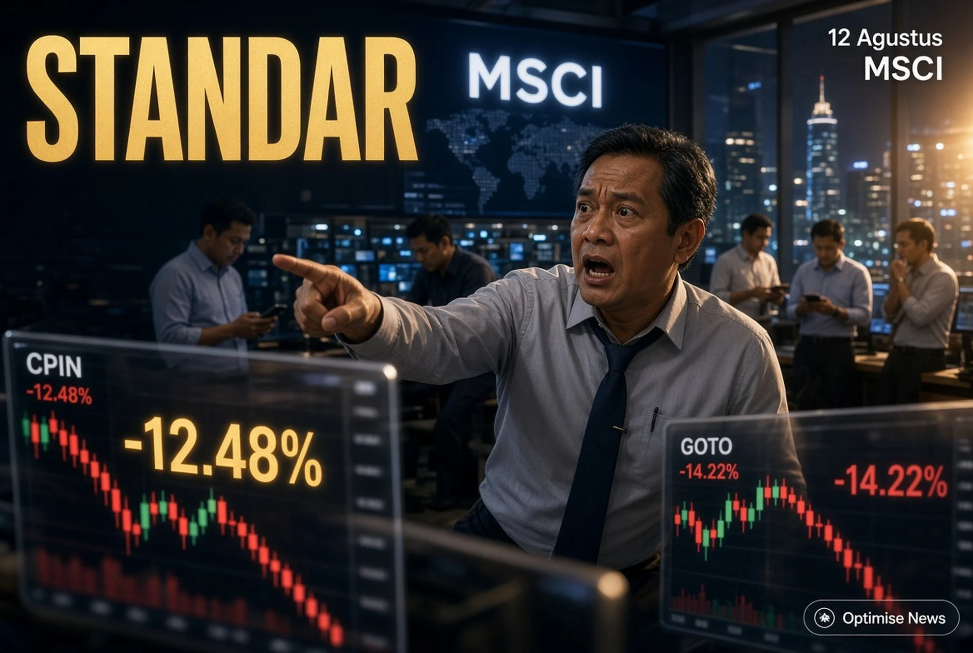 Pengumuman MSCI 12 Agustus, CPIN Turun Kelas GOTO Didepak dari Standar