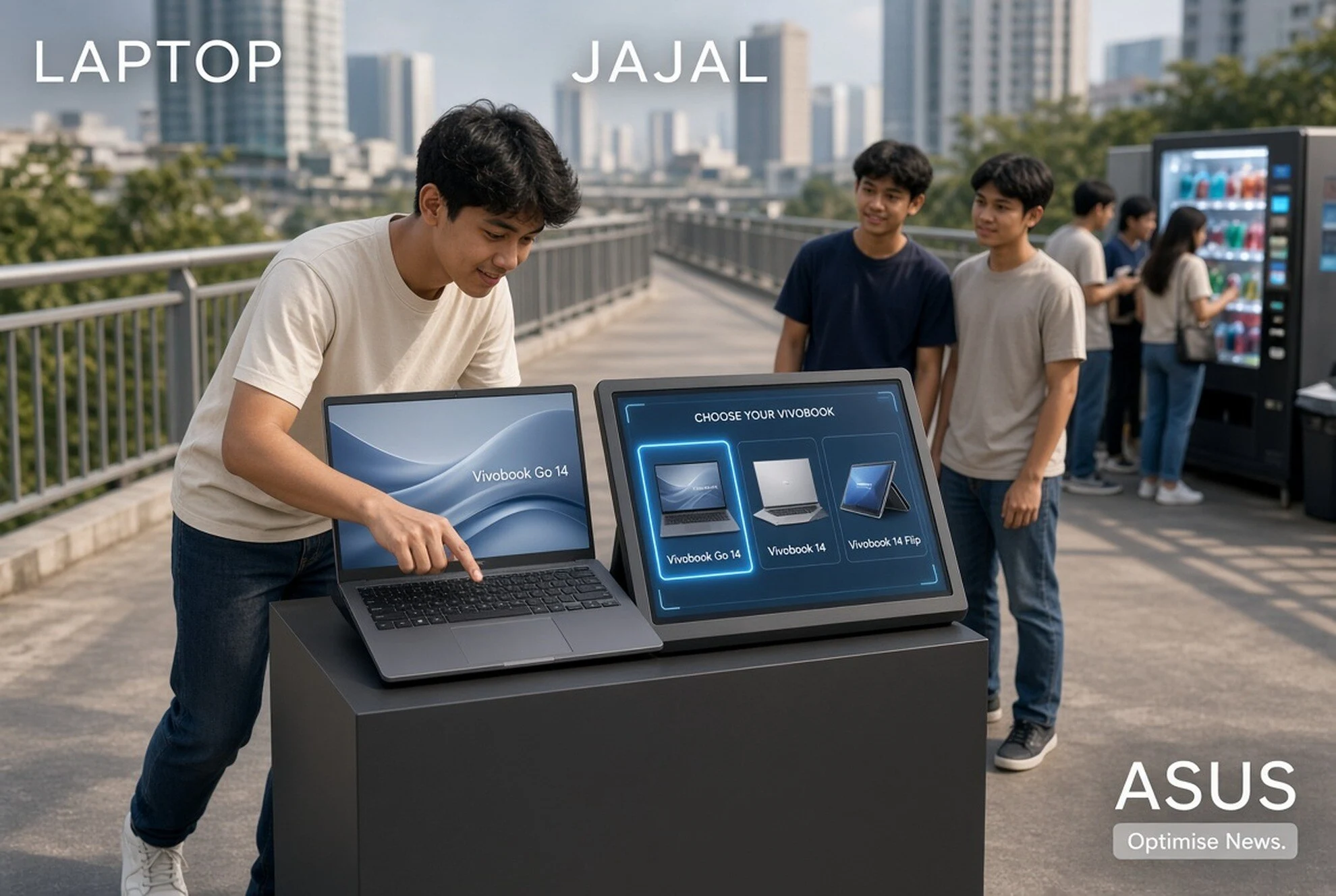 Pengunjung Jajal Laptop ASUS Vivobook Langsung di JPM Dukuh Atas