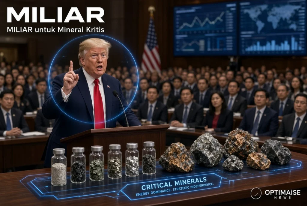 Perkuat Industri Mineral & Strategis Rebut Kekuasaan Raih US$3 Miliar