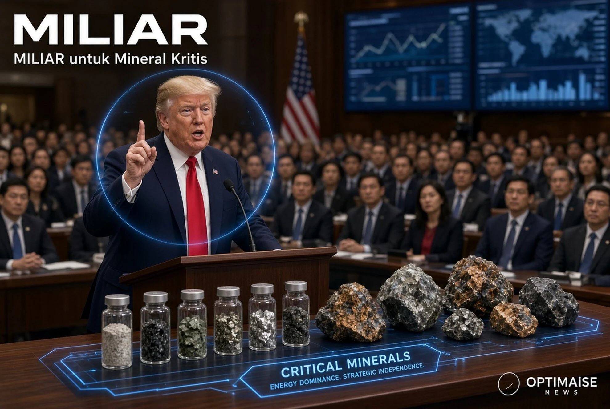 Perkuat Industri Mineral & Strategis Rebut Kekuasaan Raih US$3 Miliar