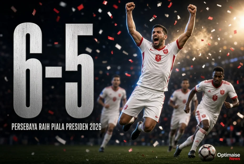 Persebaya Raih Piala Presiden 2026 Usai Taklukkan Persib 6-5