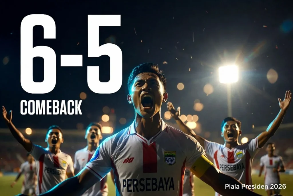 Persebaya Rp8 Miliar Lewat Penalti 6-5 di Piala Presiden 2026