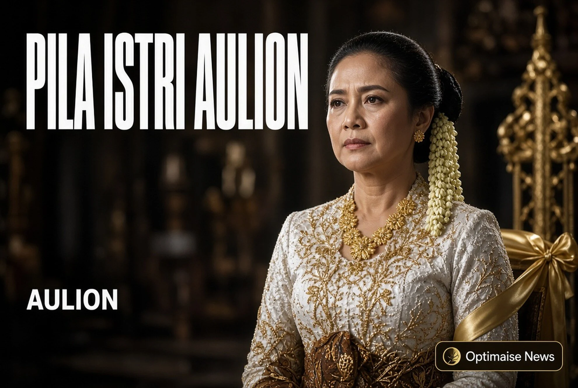 Pila Istri Aulion: Kebaya Brokat Fitted + Batik Emas di Akad 9/8