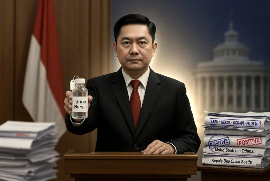 Rencana Gagal: Botol Urine Bersih di Tas Tersangka
