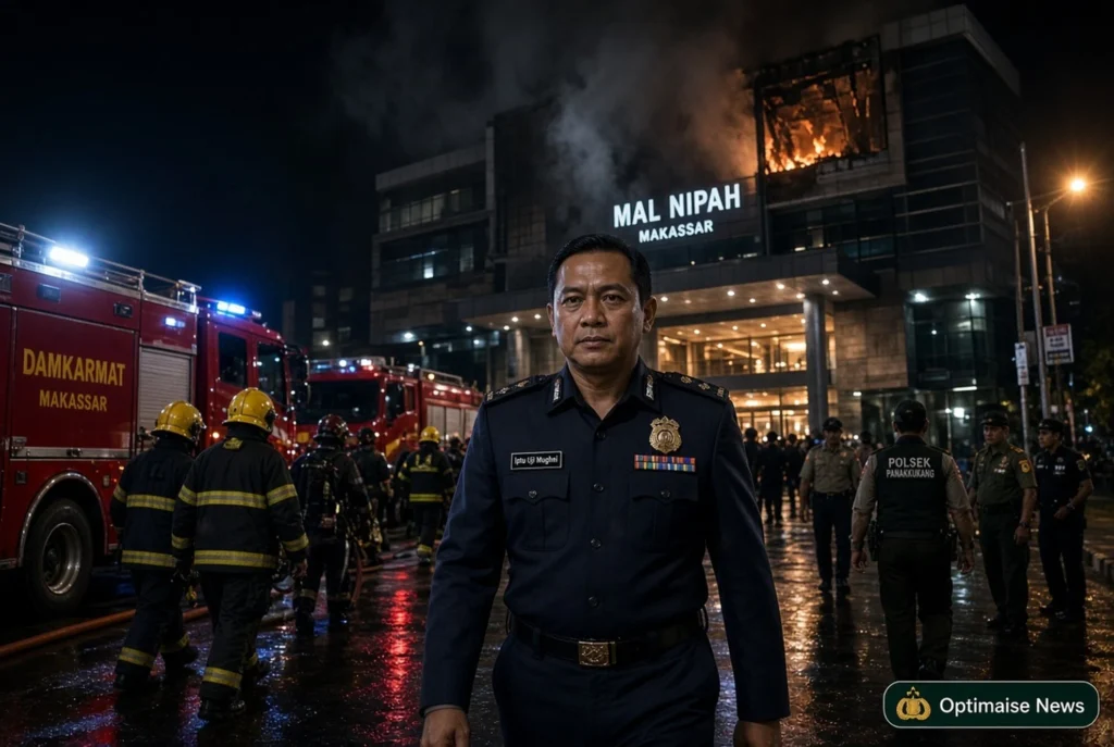 Polisi Cek ke Lokasi Saat Api Aktif
