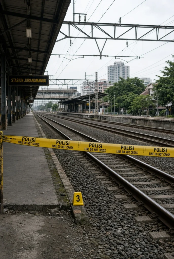 Keterangan saksi: berpisah di peron hingga dugaan posisi di bibir rel