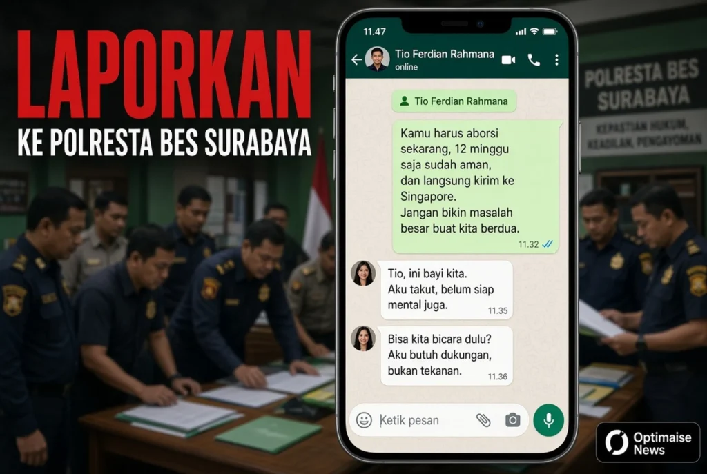 Polisi Desak Korban Aborsi Paksa Tio Ferdian Rahmana Jatim Laporkan