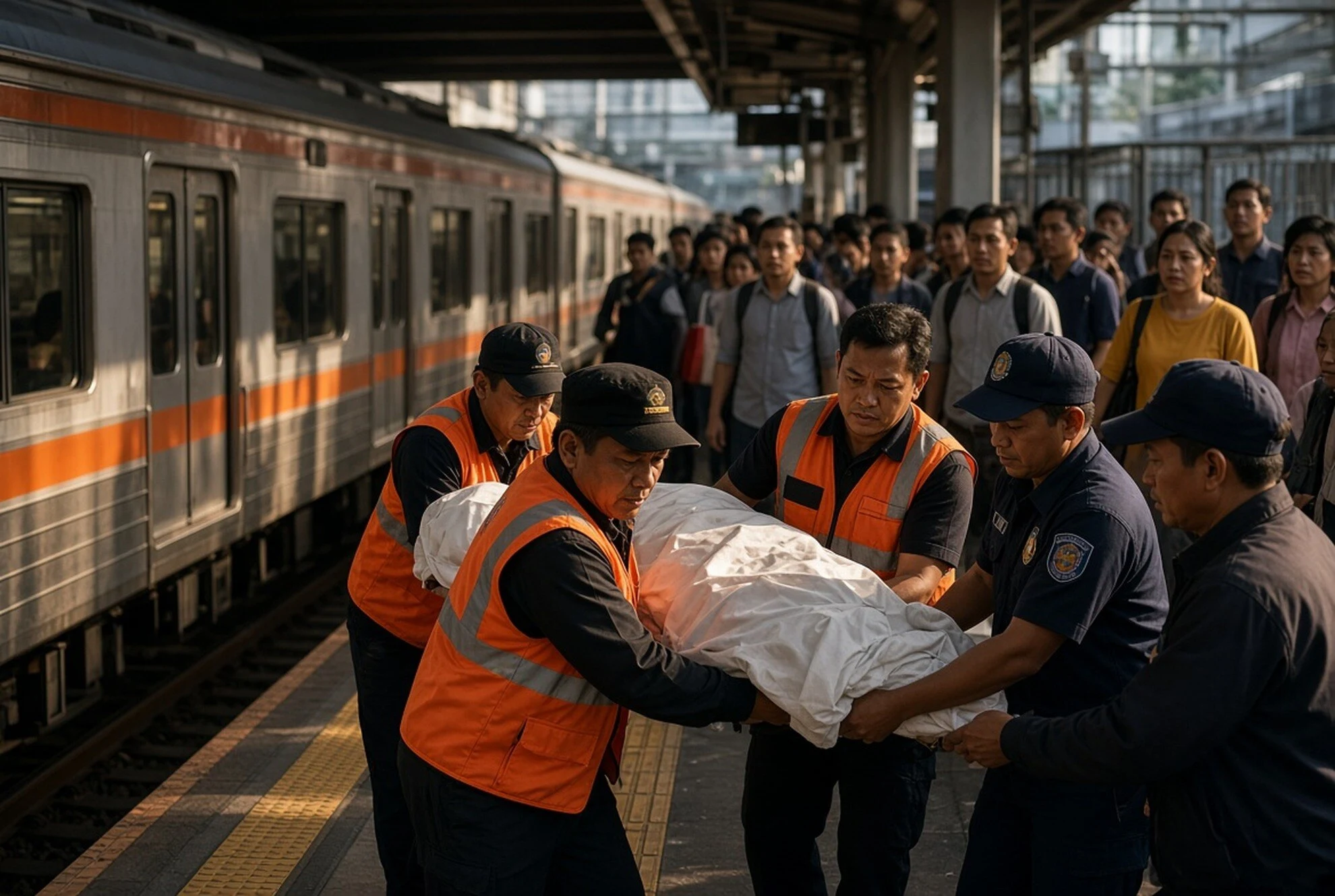 Polisi Periksa Teman Siswi Tewas Tertemper KRL di Jurang Mangu