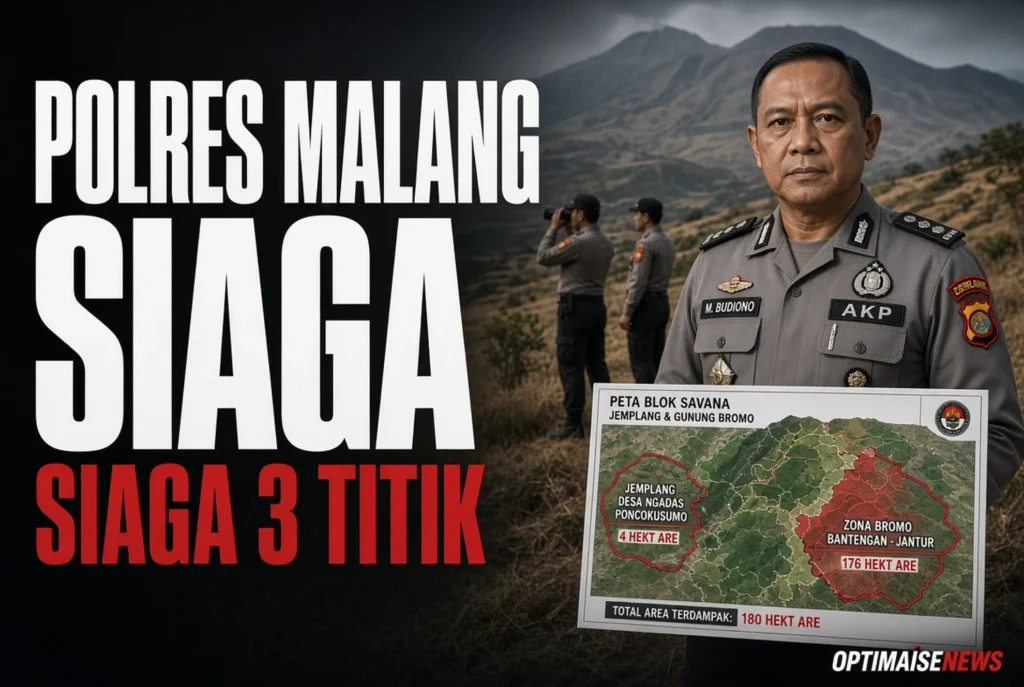 Polres Malang Siaga 3 Titik Kuning Lumajang