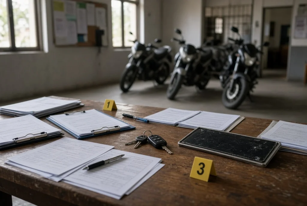 Cara warga mencocokkan motor hilang lewat data rangka dan mesin