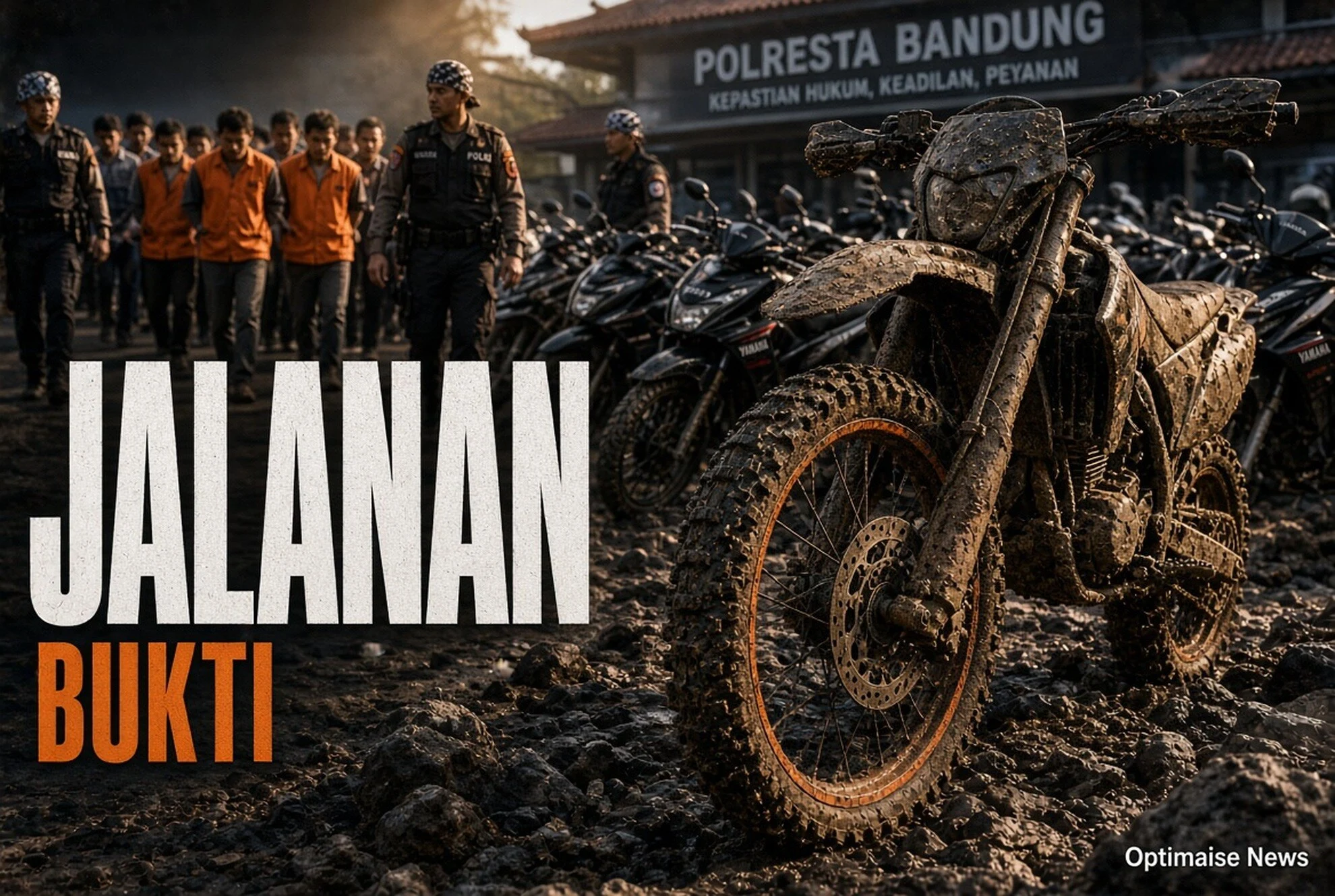 Polresta Bandung sita 90 motor, 36 pelaku kejahatan jalanan