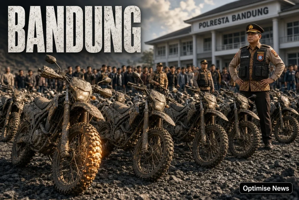 Polresta Sita 90 Motor, Bongkar 29 Kejahatan Jalanan Bandung