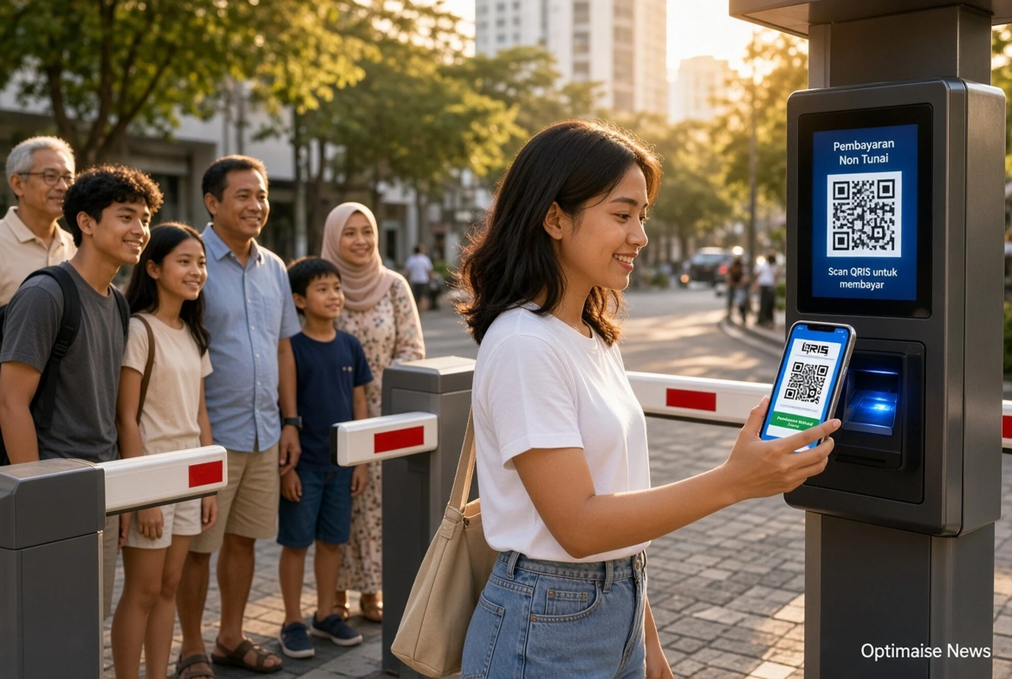 Portal Parkir Non Tunai di Tunjungan Mulai Bekerja