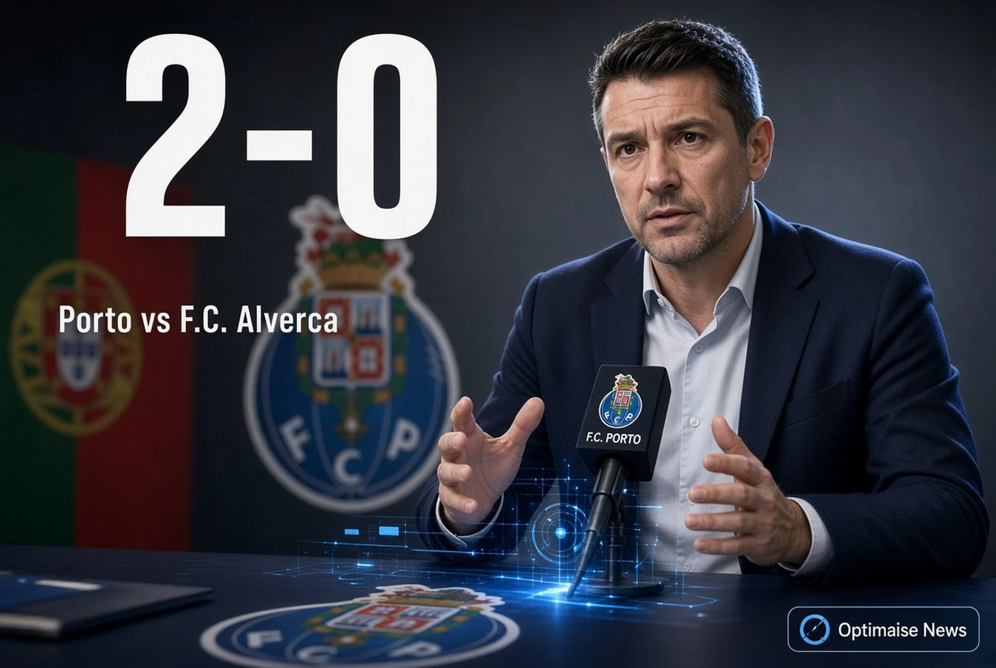 Porto vs F.C. Alverca 2-0: Farioli Bakar Kapal Lalu Menang