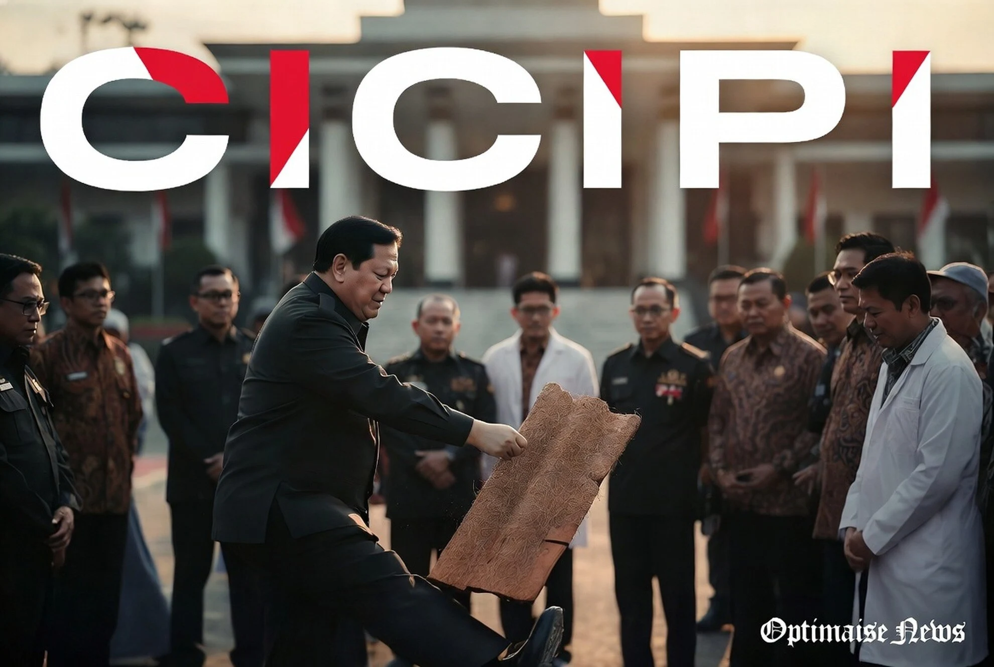 Prabowo Injak Genteng Sabut Kelapa Hasil BRIN hingga Cicipi Air
