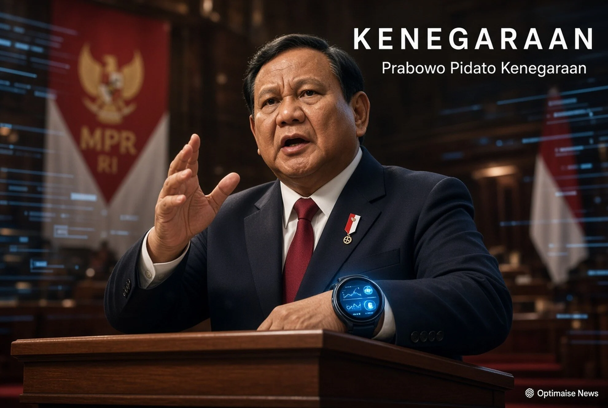 Prabowo Pidato Dua Kali Jumat 14 Agustus: 09.34 Kenegaraan