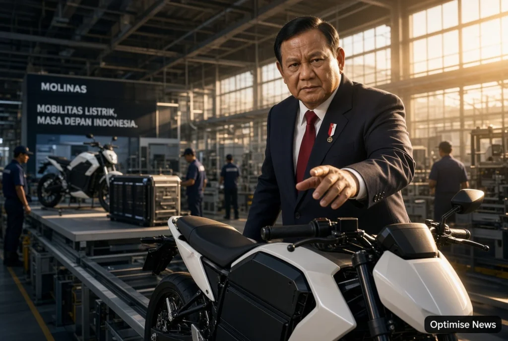 Prabowo Resmikan MOLINAS di Cikarang: Ekosistem Motor Listrik