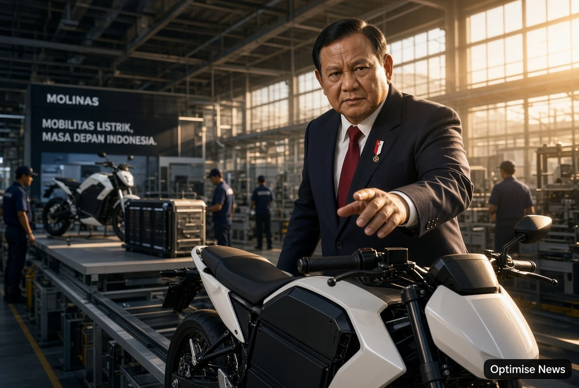 Prabowo Resmikan MOLINAS di Cikarang: Ekosistem Motor Listrik