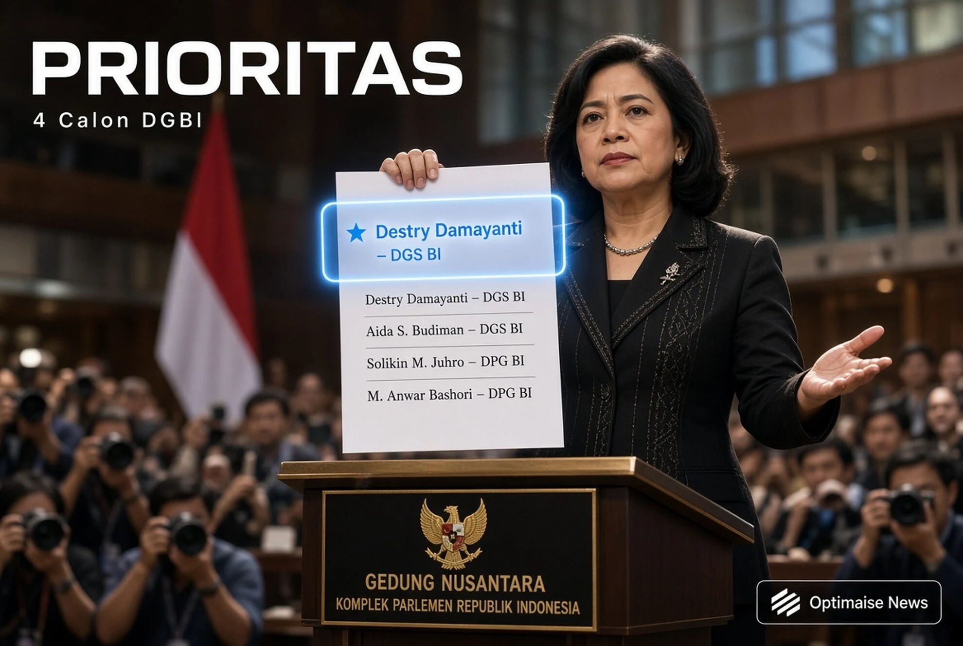 Prabowo Usulkan 4 Calon DGBI, Puan: Destry Damayanti Jadi Prioritas